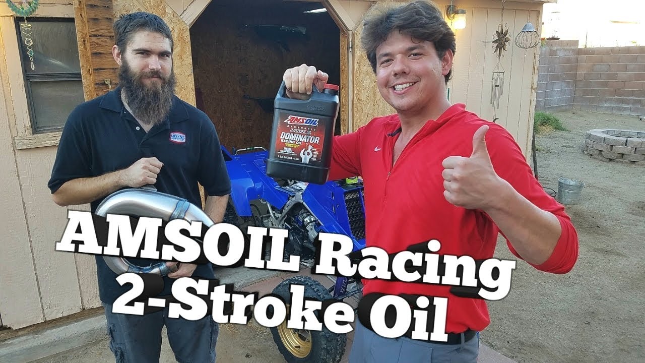 Amsoil Dominator 2 Stroke Racing Oil Yamaha Banshee Youtube
