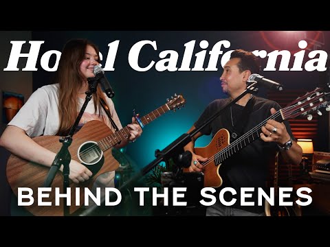 Hotel California [Live Looping Cover] by Whitney Bjerken & Andres Colin BEHIND THE SCENES