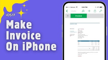 How To Make Invoice On iPhone | 2024