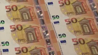 Produzione della nuova banconota da €50