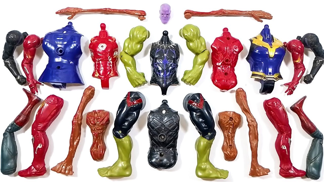 AVENGGERS TOYS MARVEL'S, SIREN HEAD, BLACK PHANTER, IRONMAN, THANOS, HULK SMESH, SUPERHERO TOYS