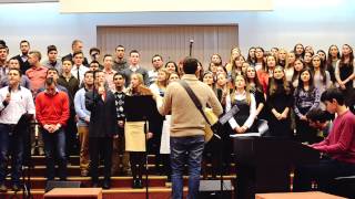 Tineretul Bisericii Micalaca - El s-a născut la miezul nopții (Seara de colinde 2012)