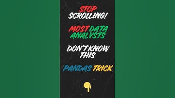 99% of Data Analysts Don’t Know This Pandas Feature! #python