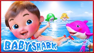 NEW Baby Shark V2 + Happy Birthday Song + Wheels on the Bus! + MORE Banana Cartoon 3D Nursery Rhymes