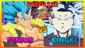 DBFZ 1.42 - SENIOR vs KINGKC (Blue Gogeta, Goku Black, UI Goku vs Blue Gogeta, Janemba, UI Goku)