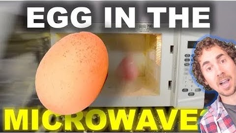 Egg in the Microwave? WARNING: Explosion!