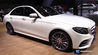 2017 Mercedes E-Class E300 -Exterior,Interior Walkaround and Engine -Debut at 2016 Detroit Auto Show