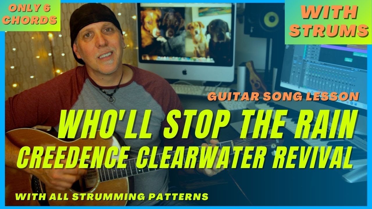 Creedence Clearwater Revival Who'll Stop The Rain guitar song lesson CCR Creedence Clearwater Revival Who'll Stop The Rain guitar song lesson CCR