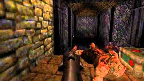 Quake (Hard Playthrough) [PC] - E2M4: The Ebon Fortress