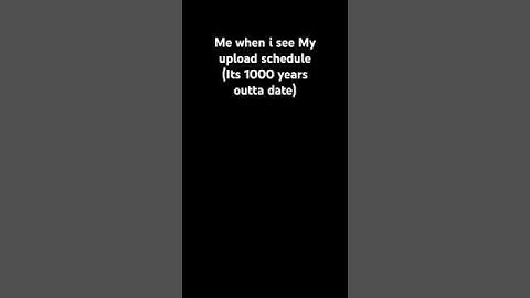 my upload schedule is COOKED.. 💔