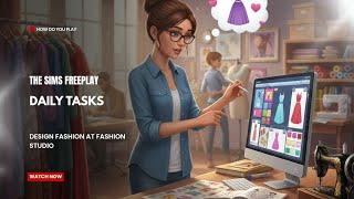 The Sims FreePlay - Daily Tasks: Design Fashion At Fashion Studio screenshot 5