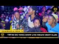 TIFFAH DE VOICE SHOW LIVE UZINDUZI WA VIDEO YA SUNNY VOICE YAKWA MFANO MIKUMI NIGHT CLUB