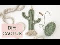 DIY: MACRAME CACTUS | HOW TO MAKE A CACTUS | YARN CACTUS TUTORIAL ( step by step)