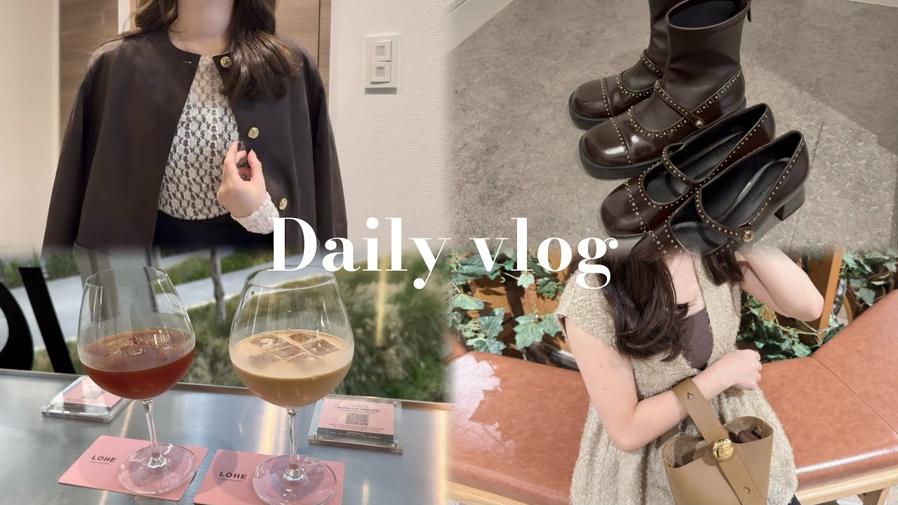 日常vlog🌿‬┊︎秋服購入品🍂(coca.h&m.ZARA.UNIQLO.gu.charles&keith)┊︎梅田カフェ☕️ ┊︎社会人の休日