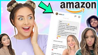 DMing Youtubers To Shop For Me On Amazon !! Testing Amazon Products!