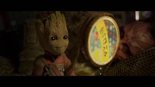 Guardians of the Galaxy Vol. 2 (2017) - groot looks for a red fin (HD)