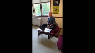 080926 mini Dharma talk on Diligence, part 1