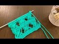 Easy knitting Pattern for beginners | Cross Stitch Pattern Written Instructions