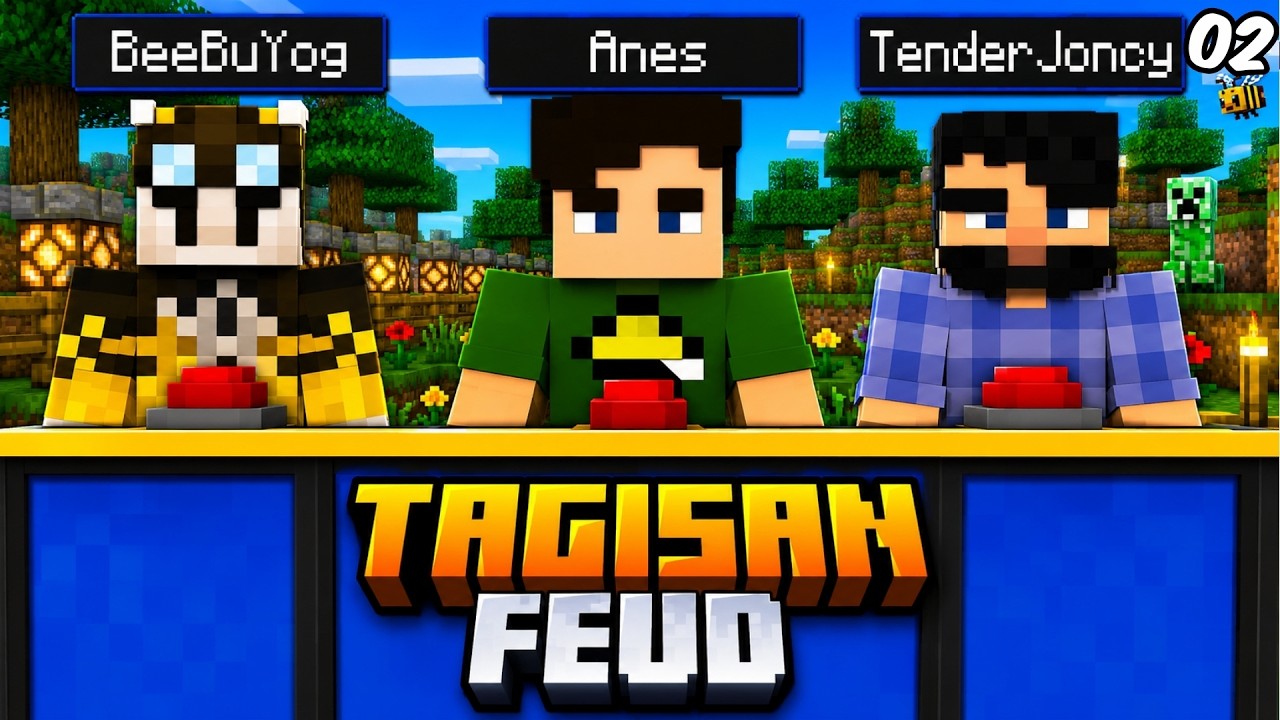 TAGISAN SMP EP 2 | FAMILY FEUD! PATALINUHAN SA MINECRAFT!