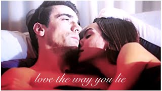 asli &amp; ferhat - love the way you lie (siyah beyaz ask)