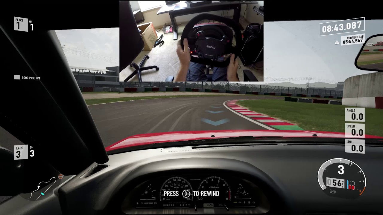 Forza 7: Thrustmaster TS-XW Racer, GoPro Wheelcam Drift Test
