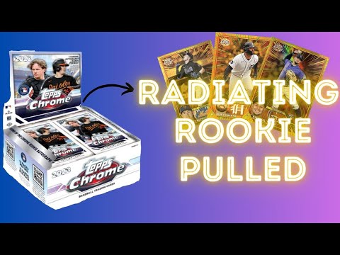 RADIATING ROOKIES PULL in Topps Jumbo Hobby!!! - YouTube