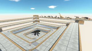 Spiral Downhill Race With Dark Units Trap - Animal Revolt Battle Simulator screenshot 4