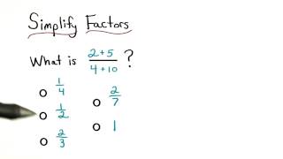 Simplify Factors - Visualizing Algebra