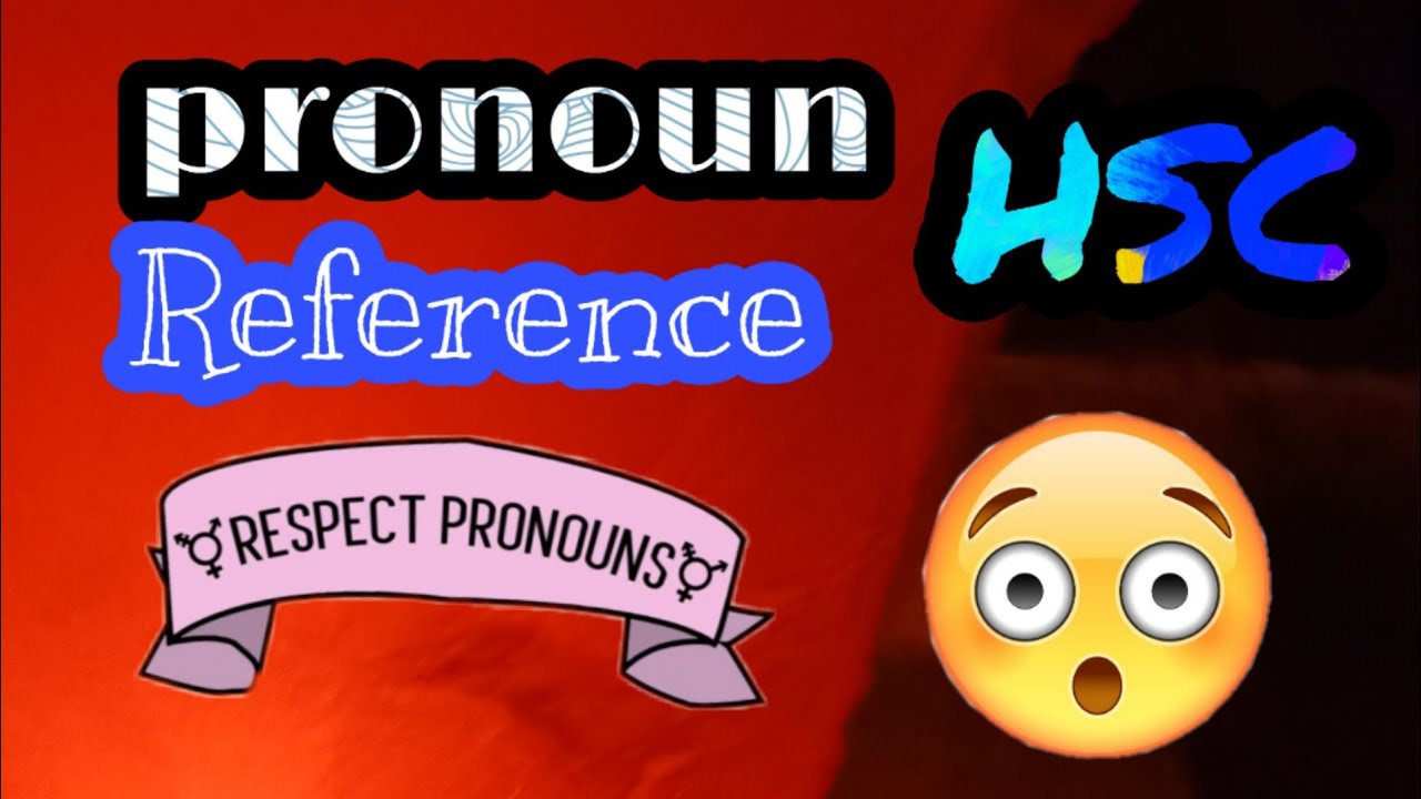 Pronoun reference hsc english english 2nd paper youtube