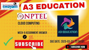 NPTEL Cloud Computing Week 9 Assignment Answers Solution Quiz | 2025 - Jan