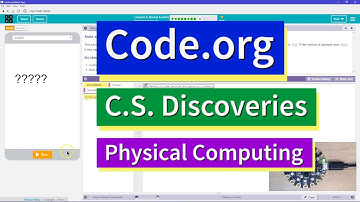 Board Events Lesson 5.9 Tutorial with Answers - Code.org CS Discoveries Physical Computing Unit 6