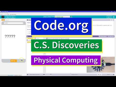 Board Events Lesson 5.9 Tutorial with Answers - Code.org CS Discoveries Physical Computing Unit 6
