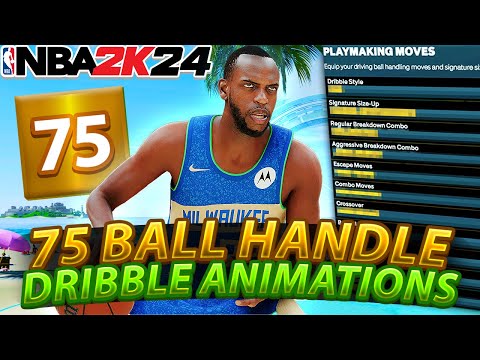 Best Build Dribble Moves in NBA 2K24 for 75 Ball Handle Rating Builds