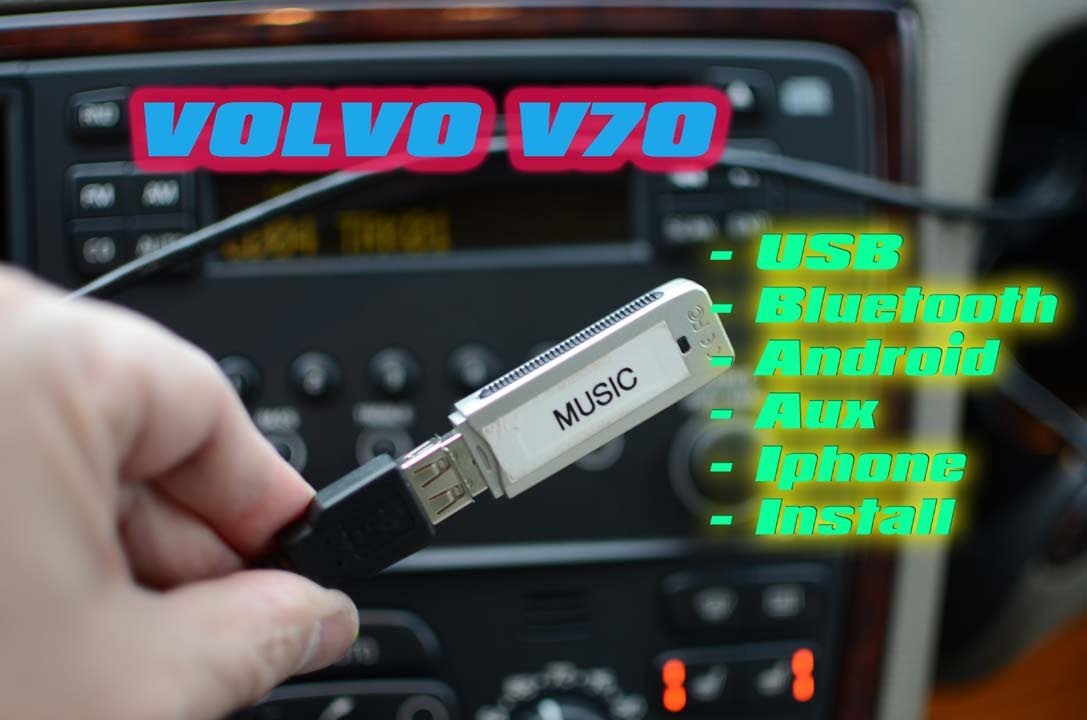 Volvo V70 BLUETOOTH IPOD NEXUS ANDROID MP3 AUX GROMAUDIO