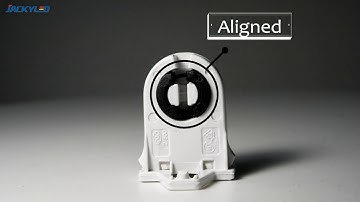 Aracky | How to install #JACKYLED Screw Type T8 Lamp Holder Light Socket