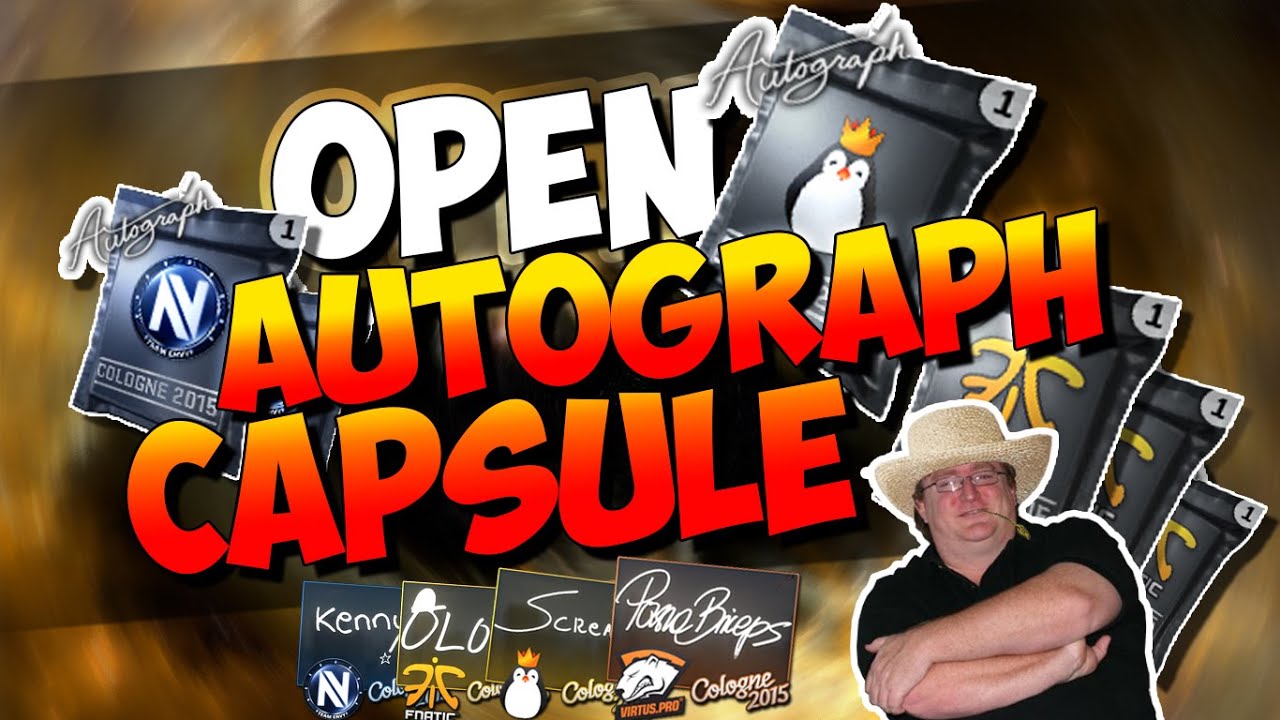 CS:GO - OPEN AUTOGRAPH CAPSULE (esl 2015) - YouTube