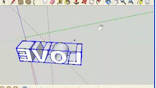 SketchUp - 3D spinning text using plugin 'Proper Animation'