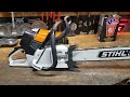 Stihl ms661 frankenstein build cd2100 piston ported and machined first run