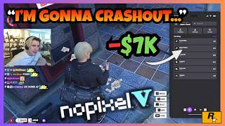 😭 xQc Loses 7K in 2 Minutes Because of Tony's Crypto Rug pull I NoPixel V GTA RP