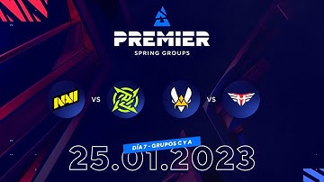 Día 7: NaVi vs. NIP, Heroic vs. Vitality | BLAST Premier Spring Groups 2023