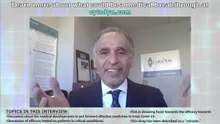 CEO of CytoDyn, Dr. Nader Pourhassan, discusses the company’s trials and COVID19 on Crush the Street