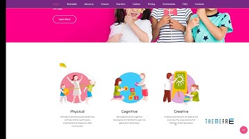 Kiddy - Kids Center & Kindergarten Premium Moto CMS 3 Template TMT |
