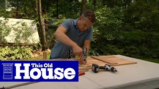 How To Build A Cedar Compost Bench - This Old House