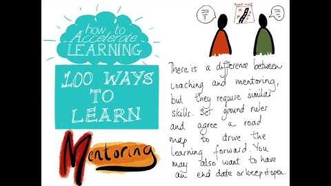 100 Ways to Learn #45 Mentoring | The Learning and Performance Institute