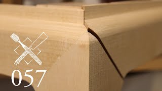 Joint Venture Ep.57: Mitered mortise and tenon with blind tapered sliding dovetail (Chinese Joinery)