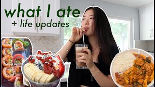 what i eat in a weekend + life updates! (college updates, how i really feel about youtube, new car)