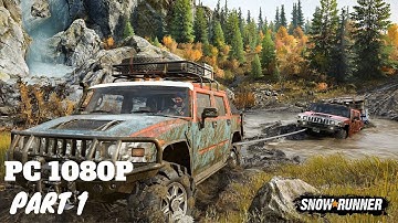 SNOWRUNNER Gameplay Walkthrough Part 1 - FIRST GARAGE