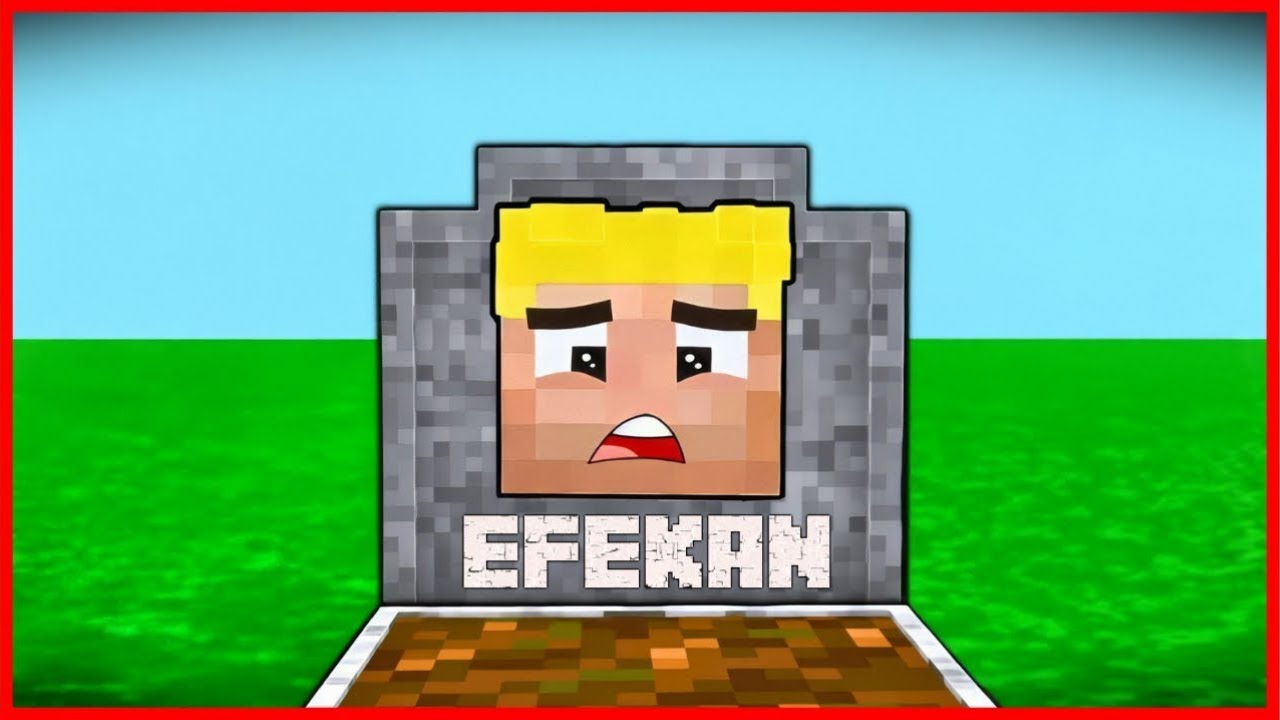 MİNECRAFT ZAVALLI EFEKAN ÖLDÜ 😱 - Minecraft