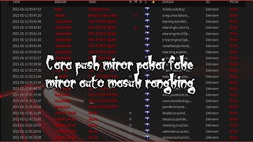 Cara push miror pakai fake miror