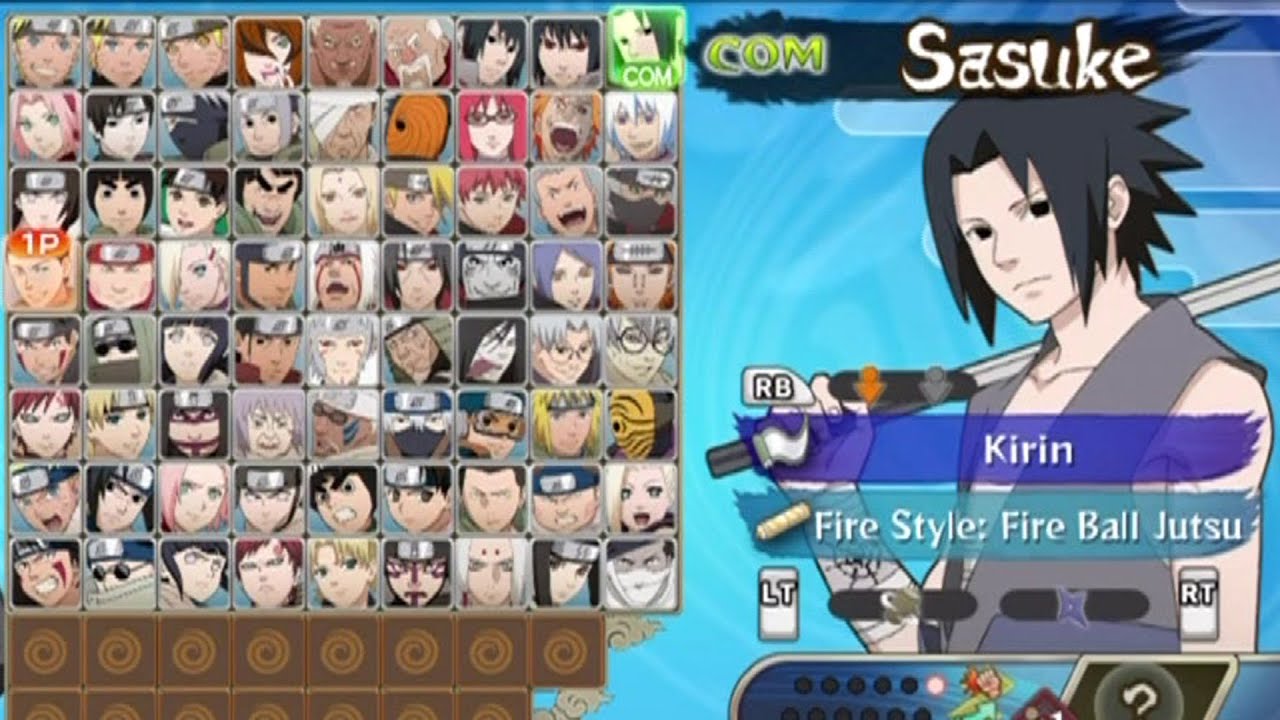 Cordelia navigation gå på arbejde Naruto Ultimate Ninja Storm Generations - All Characters Unlocked - YouTube